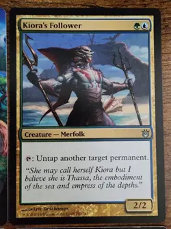 4 MTG EDH Simic Staples ⭐Yavimaya Coast ⭐Kiora's Follower ⭐Talisman of Curiosity - Image 4