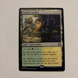 MTG Temple Garden Land Rare 0268 Wizards of the Coast Magic: The Gathering MINT - Image 1