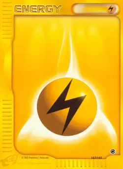 Pokemon Lightning Energy (163/165) Expedition Base Set LP - Image 1