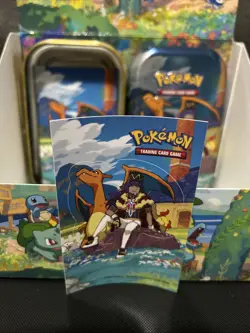 Pokemon Various Small Tins With Store Display Box - Image 4