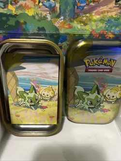 Pokemon Various Small Tins With Store Display Box - Image 5