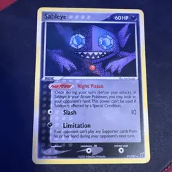 Pokemon Sableye 23/107 EX Deoxys Regular Rare 60HP Basic English - Image 1