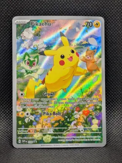 Pikachu SVP EN 088 Black Star Promo Holo Paldea Adventure Chest Pokemon TCG - Image 1