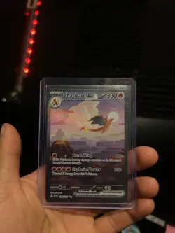 Pokemon TCG Charizard EX 199/165 Scarlet & Violet 151 Special Illustration Rare - Image 3