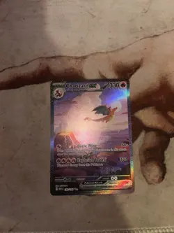 Pokemon TCG Charizard EX 199/165 Scarlet & Violet 151 Special Illustration Rare - Image 4