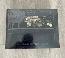 Pokemon TCG Sword & Shield Zacian ETB Elite Trainer Box Plus Factory Sealed ✅ - Image 2