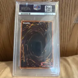 2003 Yu-Gi-Oh! Red-Eyes B. Dragon SDJ-001 Ultra Rare PSA 10 Gem Mint - Image 2