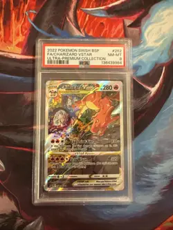 Charizard VSTAR SWSH262 SWSH: Sword & Shield Promo Cards Holo PSA 8 - Image 1