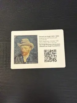 Pikachu With Grey Felt Hat SVP 085 - Pokemon x Van Gogh Museum Promo Card Insert - Image 1