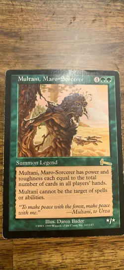 Multani, Maro-Sorcerer - Urza's Legacy #107/144 MTG Magic The Gathering - Image 1