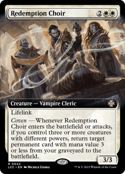 Redemption Choir (Extended Art) [The Lost Caverns of Ixalan Commander] Near Min - Image 1