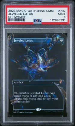2023 MTG COMMANDER MASTERS SC #702 JEWELED LOTUS PSA 9 - Image 1