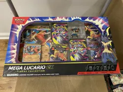 Pokemon TCG Mega Lucario ex Premium Figure Collection Box NEW/Factory Sealed - Image 1