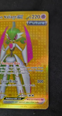 Pokemon TCG Iron Valiant ex 261/182 SV04 Paradox Rift Hyper Rare Holo Eng - Image 3