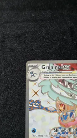 Pokemon TCG Greninja ex 198/167 Twilight Masquerade Ultra Rare Full Art Holo Eng - Image 2