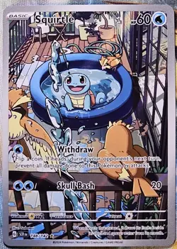 Pokemon Squirtle 148/142 Illustration Rare Full Art SV Stellar Crown Holo NM/M - Image 1