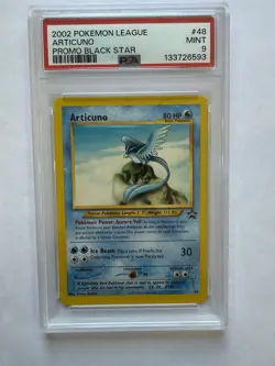 2002 Pokemon Black Star Articuno 48/53 Wotc Promo Regular PSA 9 Trading Card TCG - Image 1