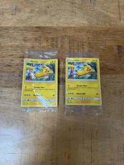 Pokemon TCG Pikachu Sun & Moon SM04 Promo Promo X2 - Image 1