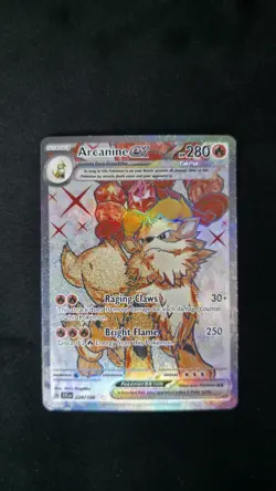 Pokemon TCG Arcanine ex 224/198 SV01 Scarlet & Violet Ultra Rare Holo EX - Image 1