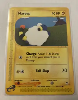 MAREEP - 93/147 - Aquapolis - Common - Pokemon Card - NM E-Reader Non Holo - Image 1