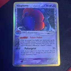 Pokemon Vileplume(Delta Species) 17/110 EX Holon Phantoms Holo Rare LP - Image 1
