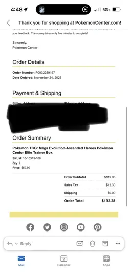 2x Ascended Heroes Pokemon Center Elite Trainer Box (ETB) - CONFIRMED PRESALE - Image 2