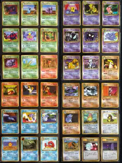 Japanese Pokemon Cards 100% Complete Vending Sets Series 3 36/36 card Old Back - Image 1