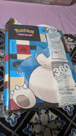 Pokemon Trading Card Game Snorlax 2'' 3 Ring Binder Blue Ultra PRO 85531 RARE - Image 2