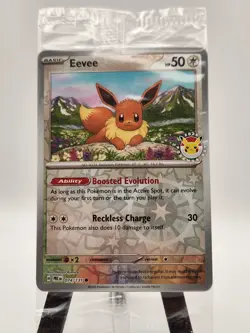 Pokemon TCG - Eevee 074/131 Pokemon Day Stamped Promo Sealed - Image 1