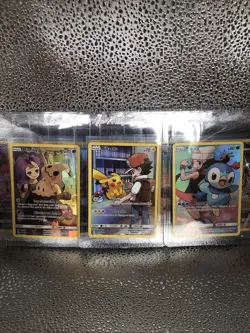 Pikachu 241/236 Secret Rare Cosmic Eclipse Full Art Pokemon Card Lot 14 Cards - Image 1