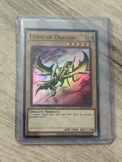 🔥 Yugioh Curse of Dragon LOB-EN066 SUPER RARE HOLOFOIL LEGEND OF BLUE-EYES NM - Image 1