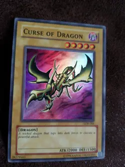 Curse of Dragon LOB-066 Super Rare Yugioh holo - Image 1