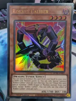 YuGiOh! Rokket Caliber BODE-EN001 Ultra Rare 1st Ed - Image 1