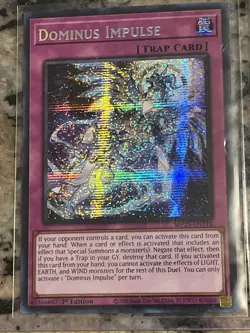 Yu-Gi-Oh! Dominus Impulse Foil MP25-EN116 Prismatic Secret Rare 1st Edition - Image 1