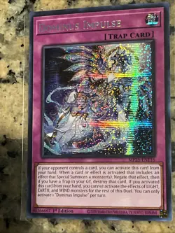 Yu-Gi-Oh! Dominus Impulse Foil MP25-EN116 Prismatic Secret Rare 1st Edition - Image 3