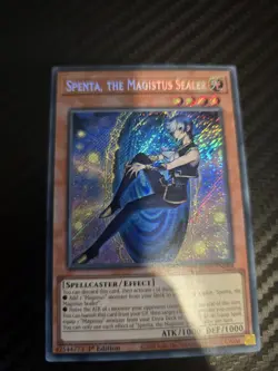 BPRO-EN098 Yu-Gi-Oh Spenta, The Magistus Sealer Secret Rare 1st Edition - Image 2