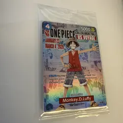 One Piece Monkey D. Luffy College Basketball Promo Card - Image 3