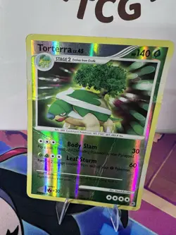 Pokemon TCG Torterra LV.45Diamond Pearl 2007 Holo Rare Card 17/130 - Image 2