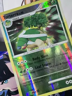 Pokemon TCG Torterra LV.45Diamond Pearl 2007 Holo Rare Card 17/130 - Image 4