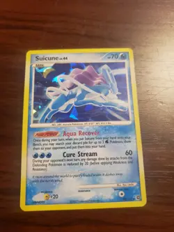 Suicune - 19/132 - Pokemon Secret Wonders Holo Card Cracked Ice Holo - Image 1