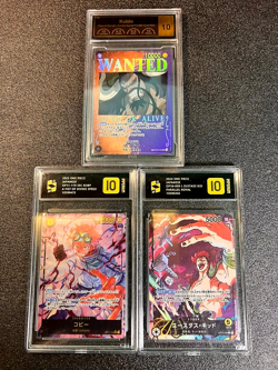 3 Set Slab ST04-003 PCG10 & GM 10 ONE PIECE CARD GAME Japanese - Image 1