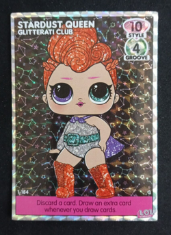 LOL Surprise! Dance Off #1-184 Stardust Queen Glitterati Club Ultra Rare Card - Image 1