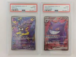 PSA 10 SEQ Gastly Gengar 080/071 Sv5k Wild Force Holo Pokemon Card Japanese - Image 1