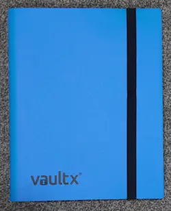 VAULT X 9-Pocket Strap Binder - 20 Pages Album - 360 Cards - BLUE - Image 1