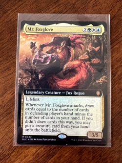 Mr. Foxglove - Commander: Bloomburrow BLC - MTG Foil Extended - Image 1