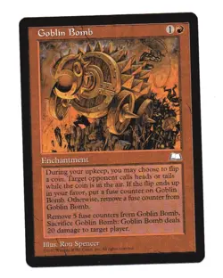 BT's MTG Weatherlight 1X Goblin Bomb NM Never been Played Free Shipping - Image 1