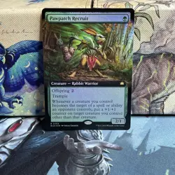 Pawpatch Recruit #0363 (Extended Art) Bloomburrow FOIL NM - Image 1