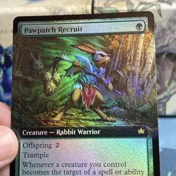 Pawpatch Recruit #0363 (Extended Art) Bloomburrow FOIL NM - Image 2