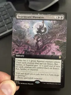 Swarmyard Massacre - 20 - NM - Commander: Bloomburrow - MTG - Image 1