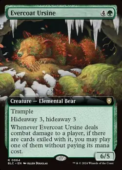 4x Evercoat Ursine - Extended Art - Bloomburrow -MTG - NM - Image 1
